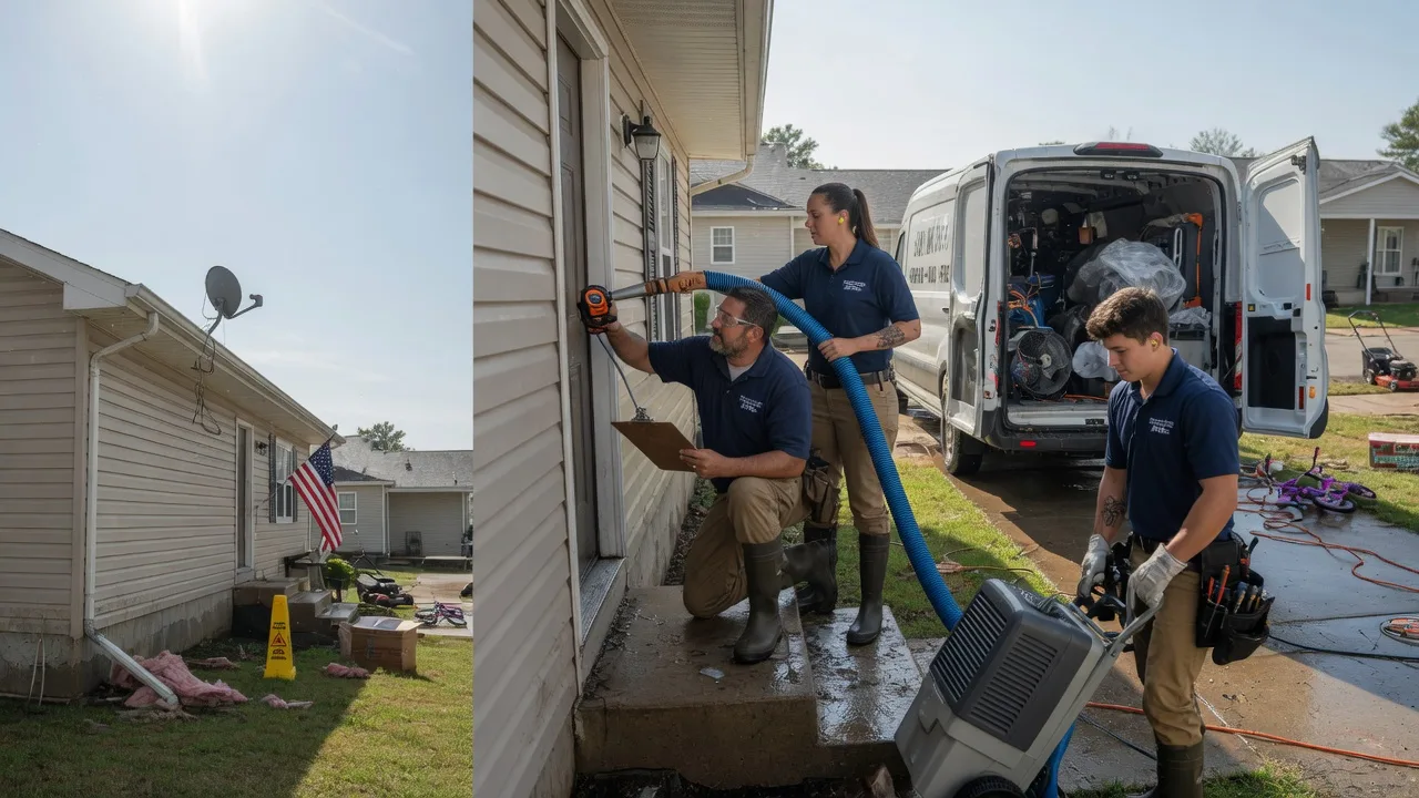 Ceiling Water Damage Restoration in Elmer, OK near me